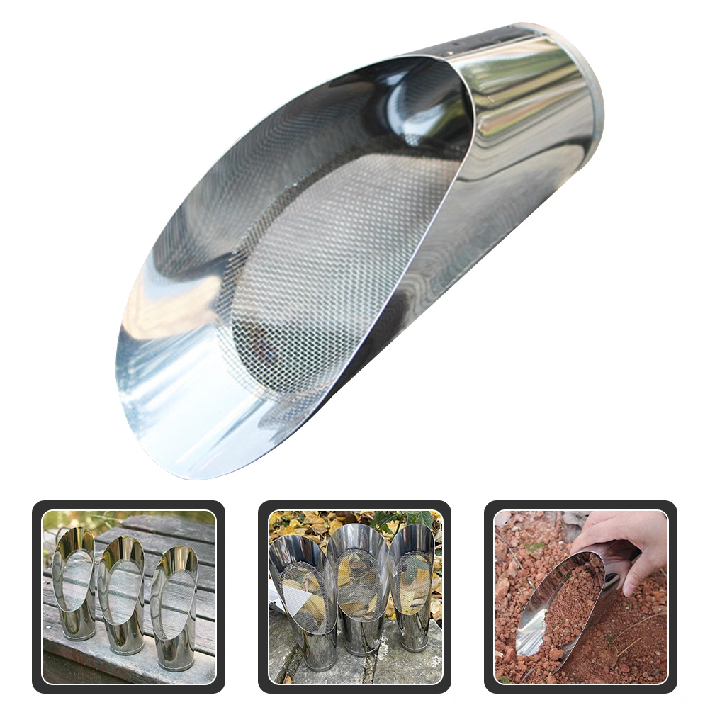 Stainless Steel Portable Oil Shovel Sifter Design Oil Loosen Shovel For Planting And Transplanting