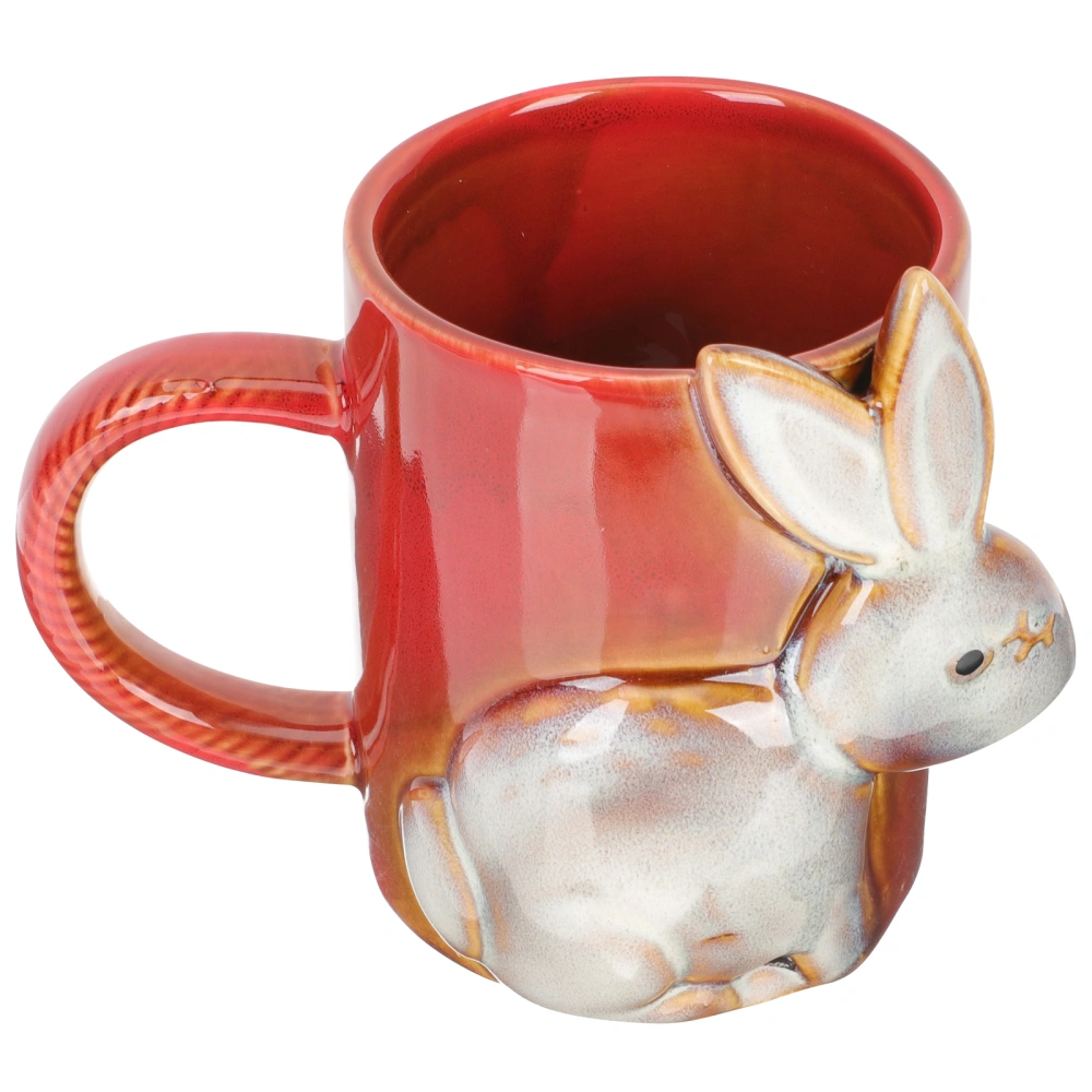 Ceramic Mug Rabbit Shape Mug Adorable Bunny Coffee Mug Lovely Water Mug Office Water Cup