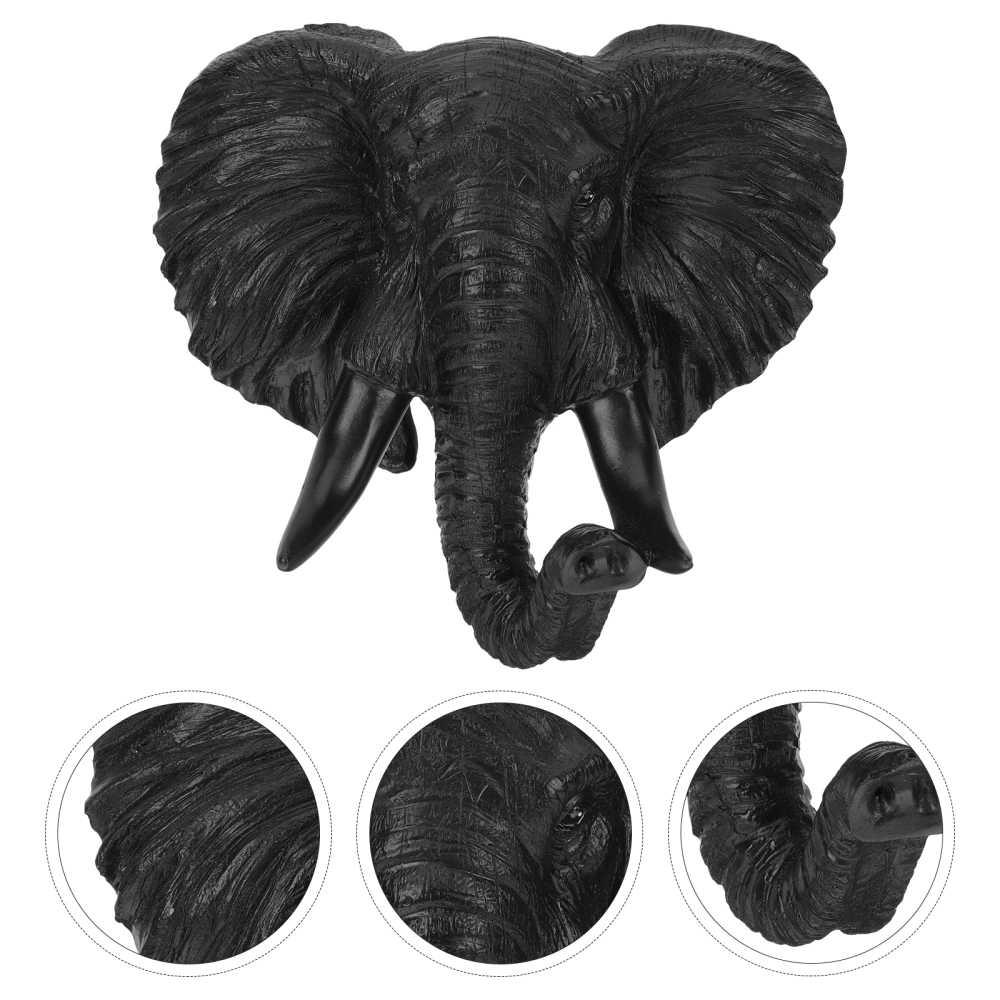 Wall Animal Head Resin Elephant Head Wall Art Decoration Wall Animal Head Decor