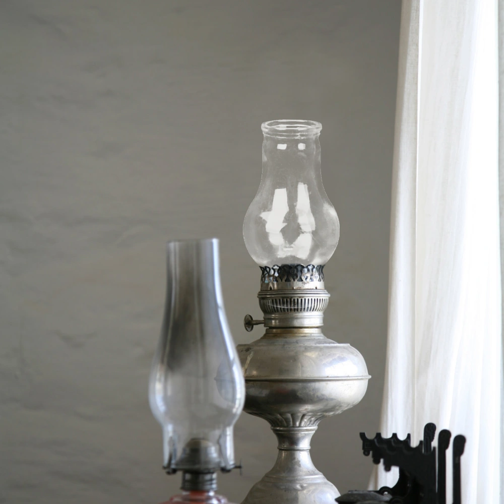 Clear Chimney For Oil Lamp Windproof Lamp Shade Clear Kerosene Lamp Shade