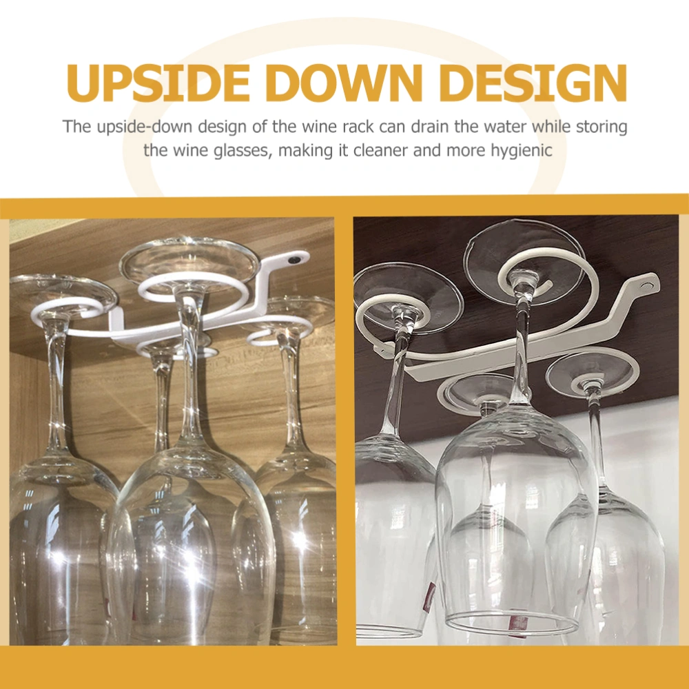 Glass Cup Holder Kitchen Iron Goblet Holder Household Hanging Wine Cup Rack