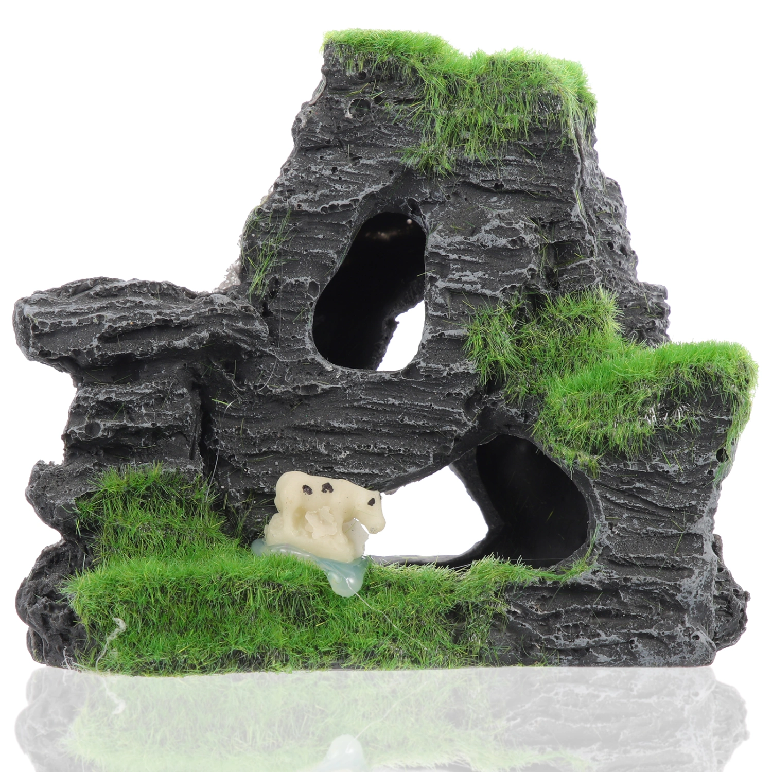 Decorative Fish Hideout Aquarium Resin Rockery Fish Tank Decor Resin Aquarium Cave for Fish Tank
