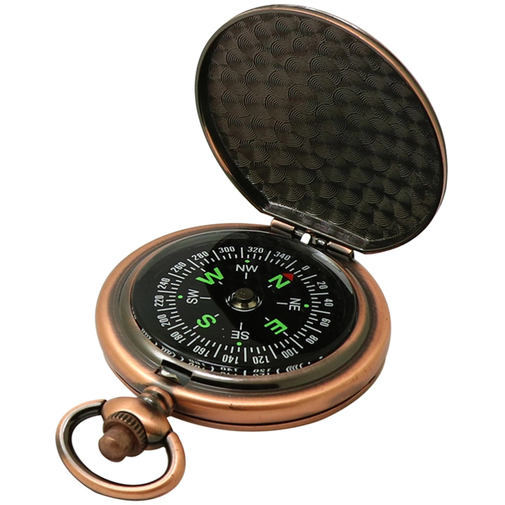 Portable Pocket Compass Retro Compass Camping Outdoor Metal Compass Camping Accessory