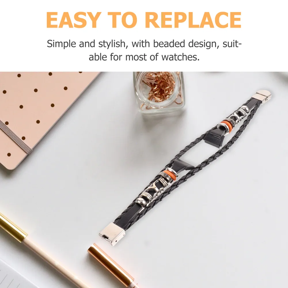 Ethnic Style Beaded Retro Watch Wristband Watch Band Compatible for Huawei Wristband 7