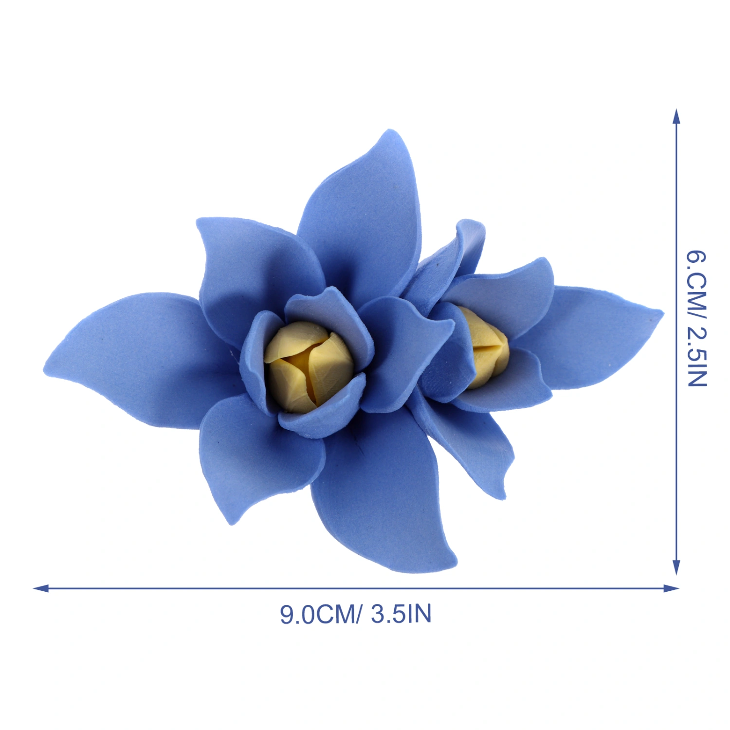 Ceramic Flower Wall Decor Ceramic  Wall Hanging 3D Ornament Wall Background Mural Hanging Decor