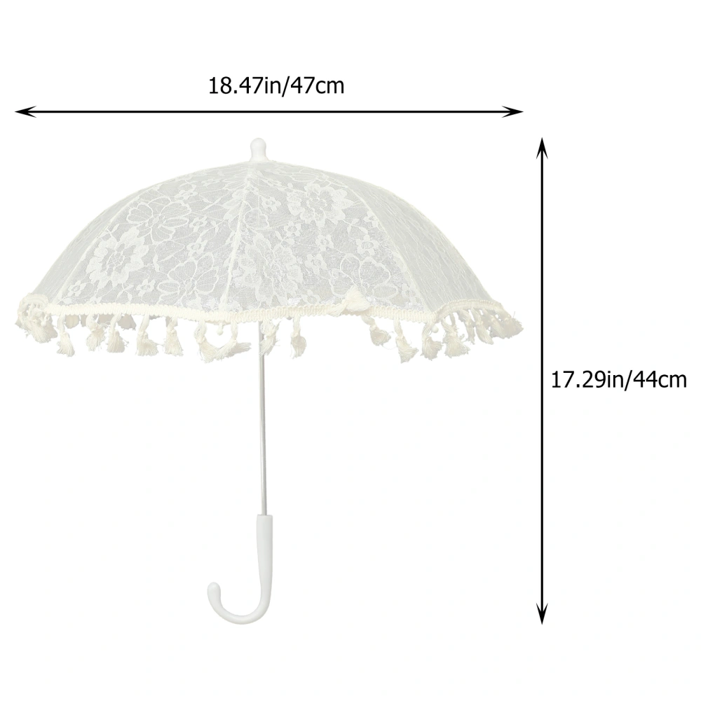 Handheld Parasol Bride Parasol Dance Lace Umbrella Decoration Wedding Accessories