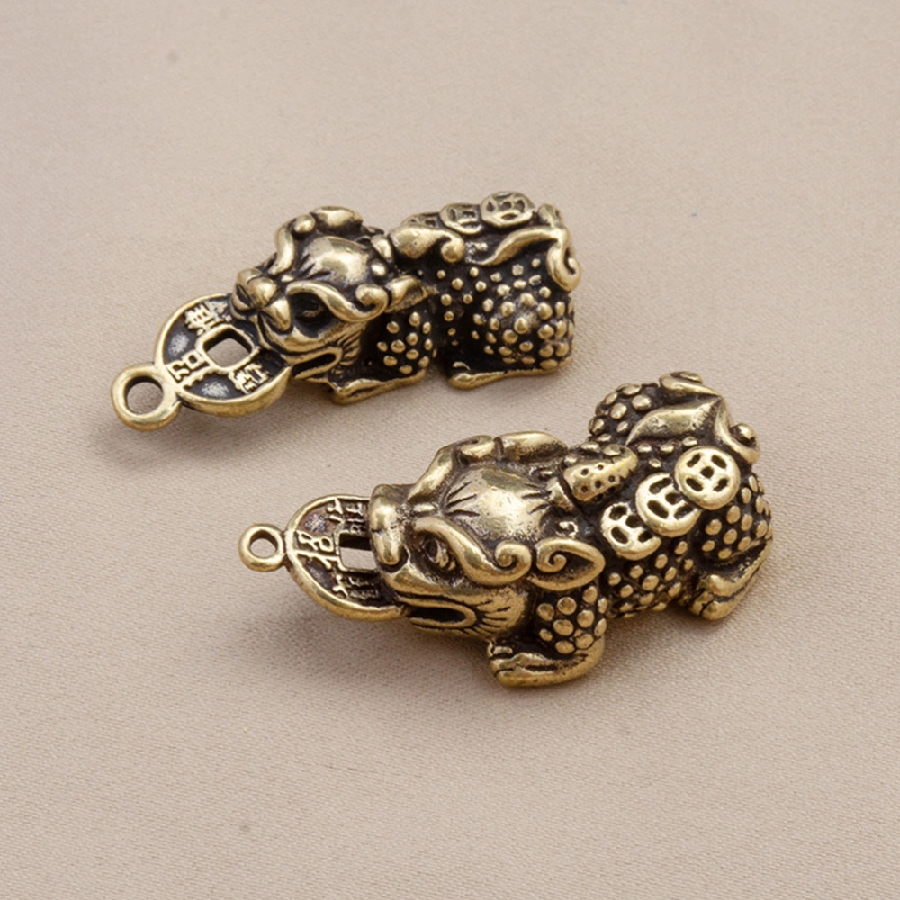 6pcs Keychain Charms Chinese Animal Keychain Ornaments Decorative Keychain Pendants