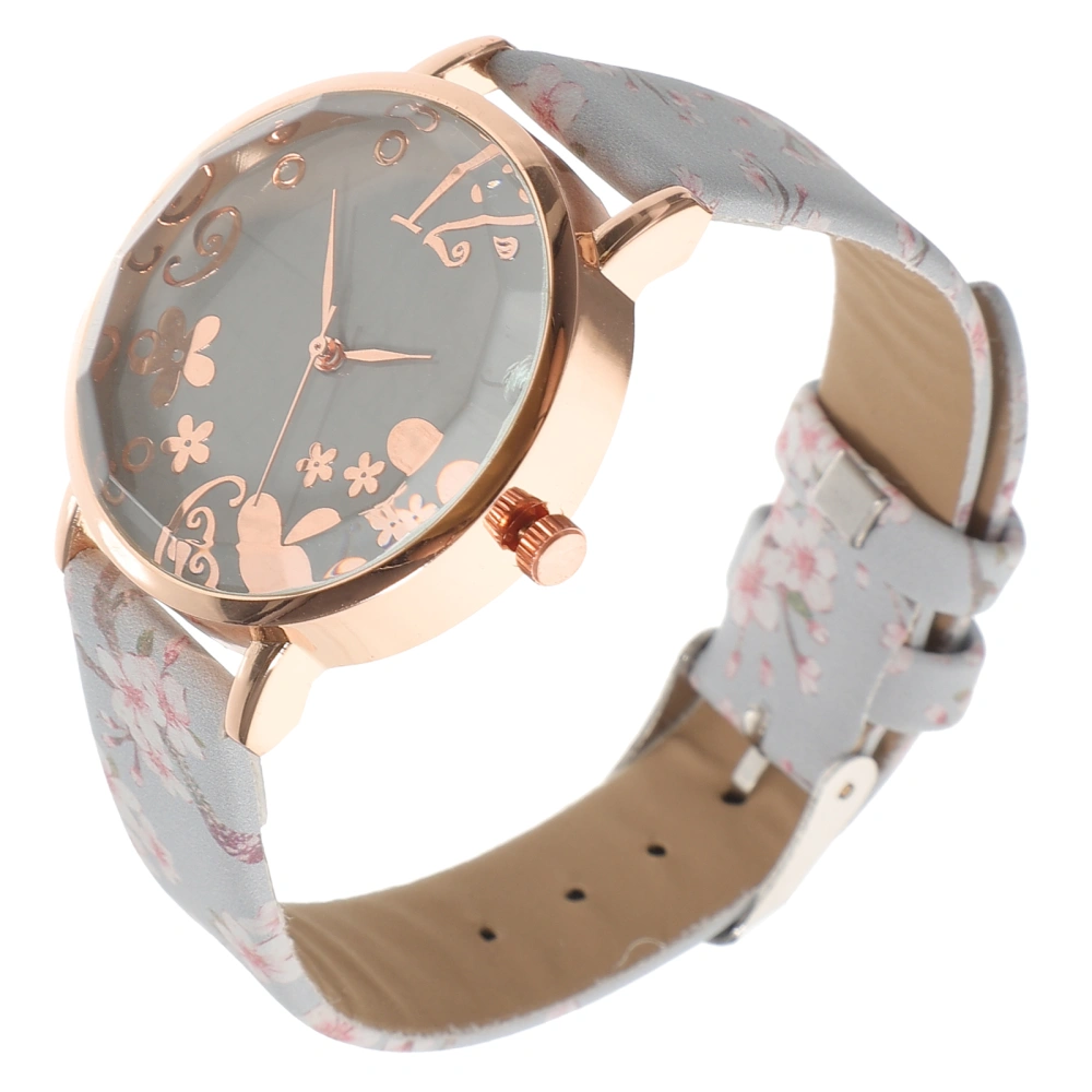 Floral Women Watch Fashionable Female Wrist Watch Elegant Quartz Watch for Girl