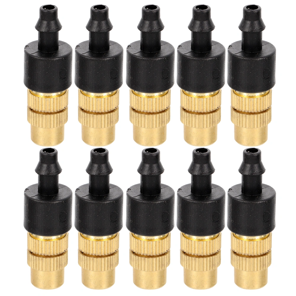 10pcs Mister Nozzle Replacement Short Cooling System Nozzle Irrigation Connector