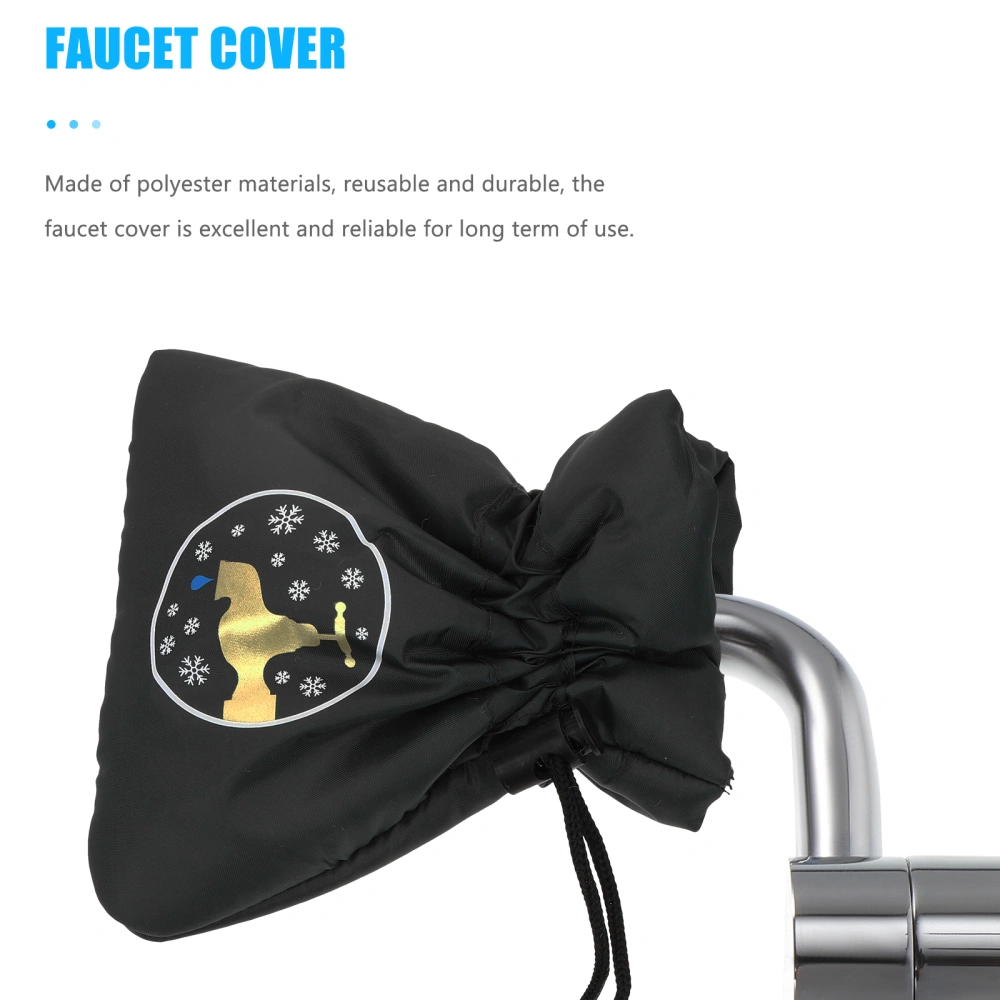 2pcs Winter Faucet Covers Outdoor Anti-freeze Faucet Cover Faucet Protector Cover