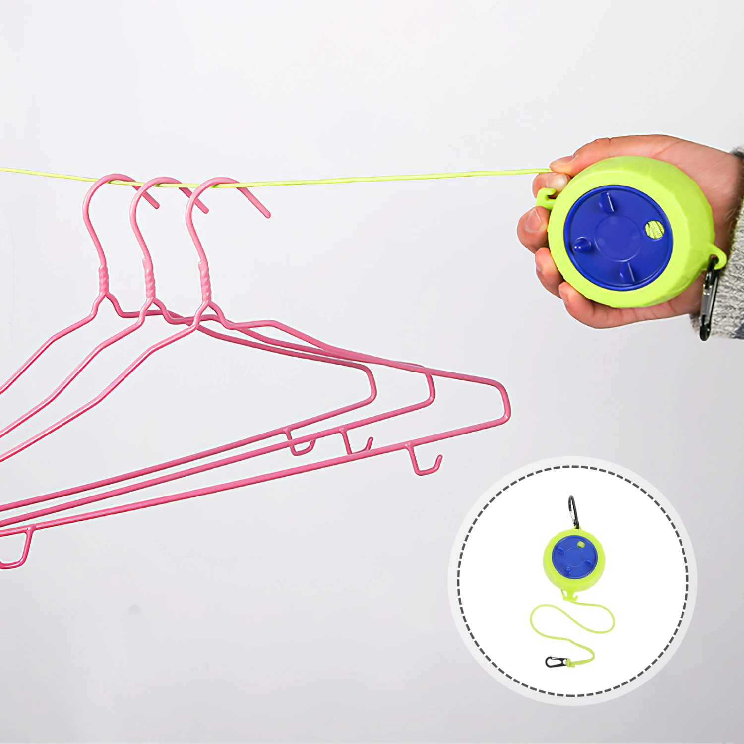 Portable Travel Clothesline Cord Camping Clothes Line Laundry Drying Rope for Camping