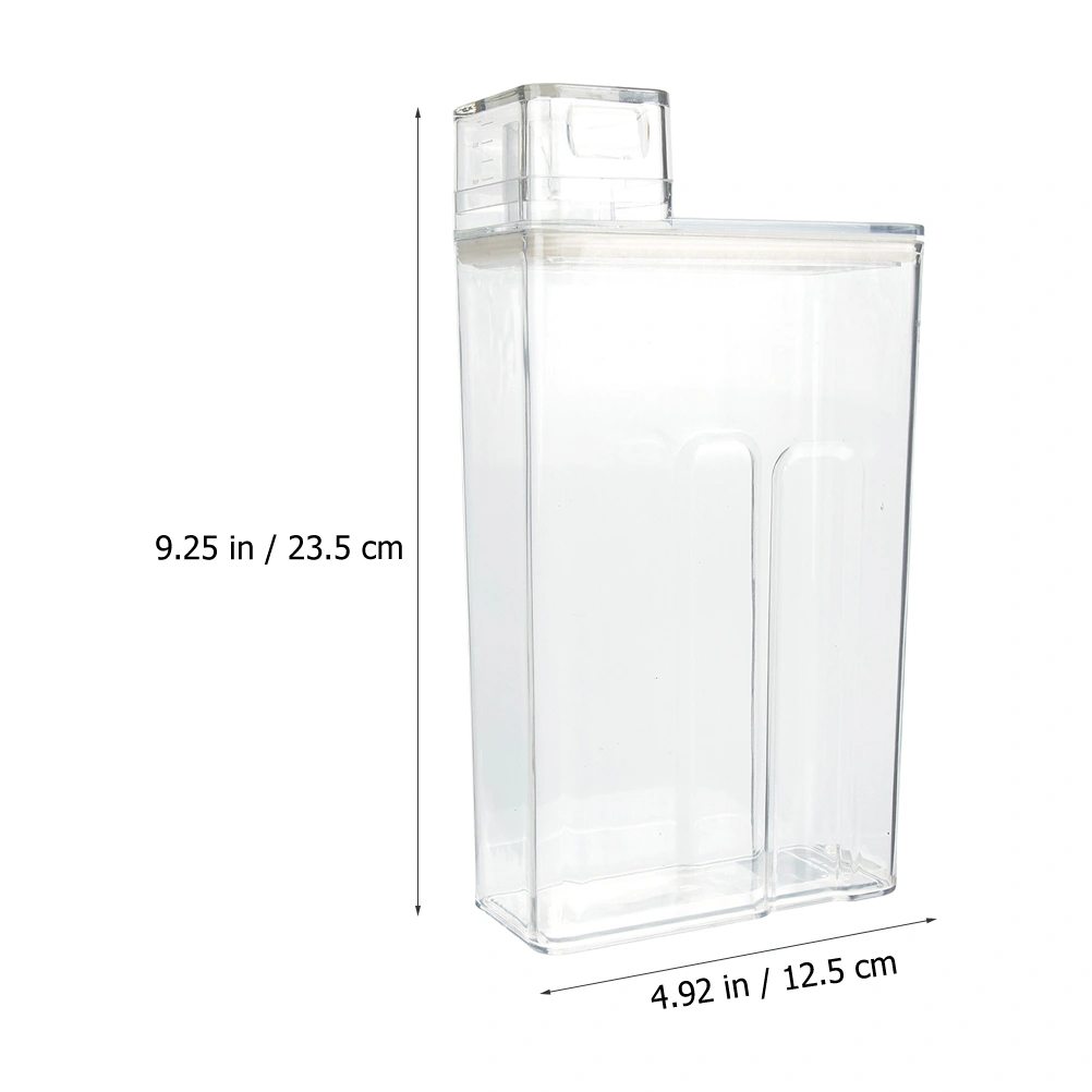 2pcs Transparent Laundry Detergent Bucket Lotion Sub Bucket Convenient Sub Bucket
