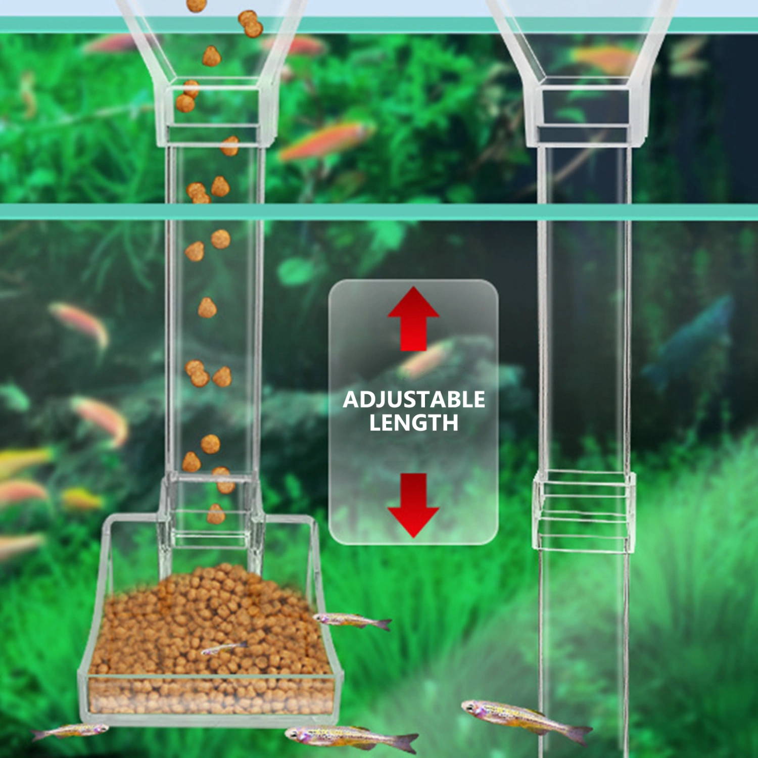 1 Set Aquarium Feeder Fish Tank Feeder Aquarium Shrimp Feeding Tube Clear Fish Feeding Tube