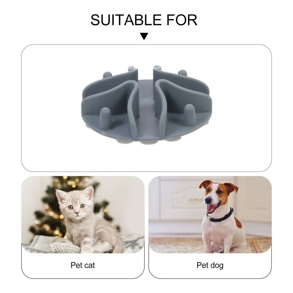 Silicone Slow Feeder Pet Dog Kitten Lick Pad Pet Feeder Pet Food Feeding Mat for Pet