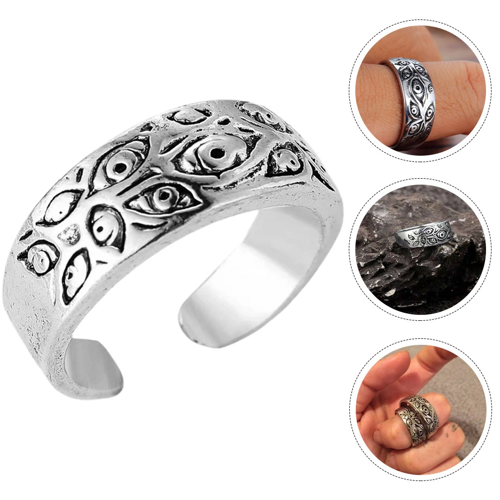 Eye Ring Evil Eye Ring Punk Ring Hip Hop Ring Cool Ring Jewelry for Men Women