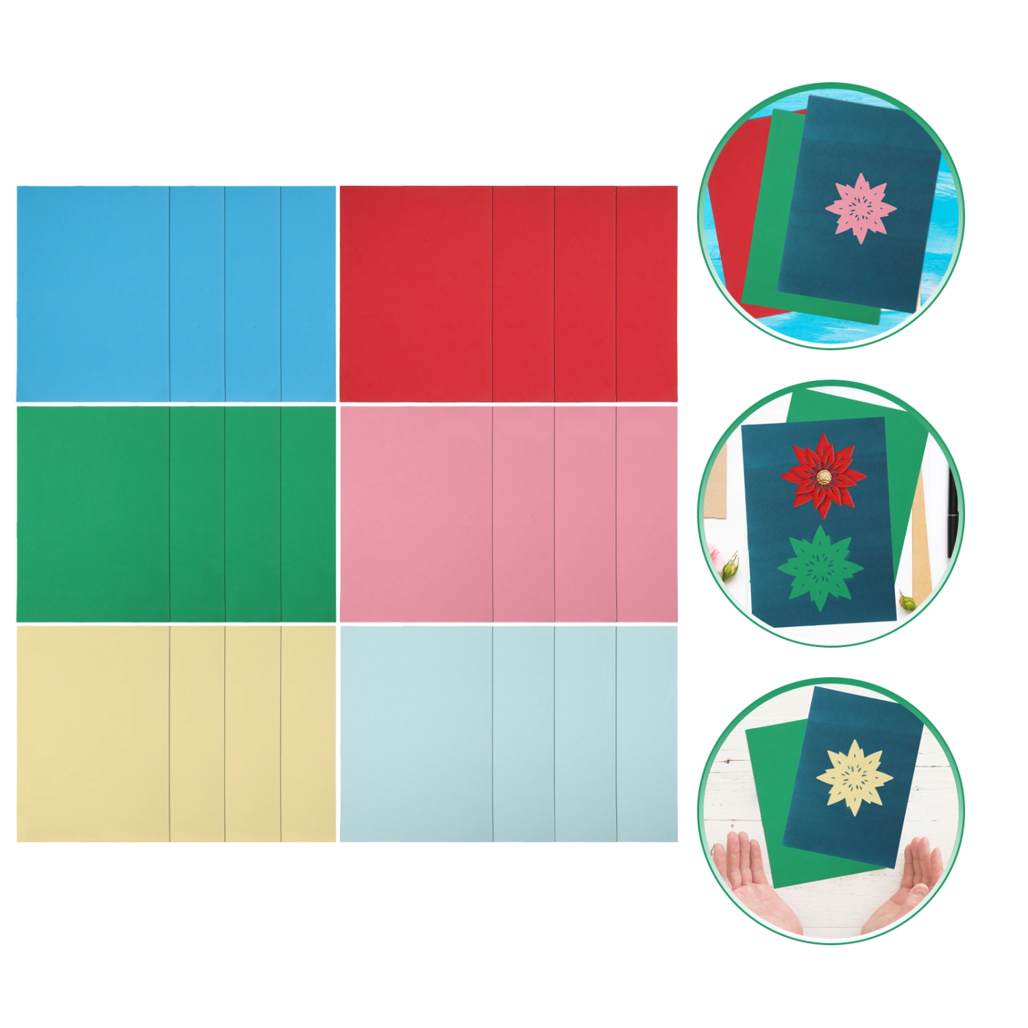 24 Sheets of Diy Printing Papers Cyanotype Printing Paper Crafts Making Sun Sensitive Paper A5