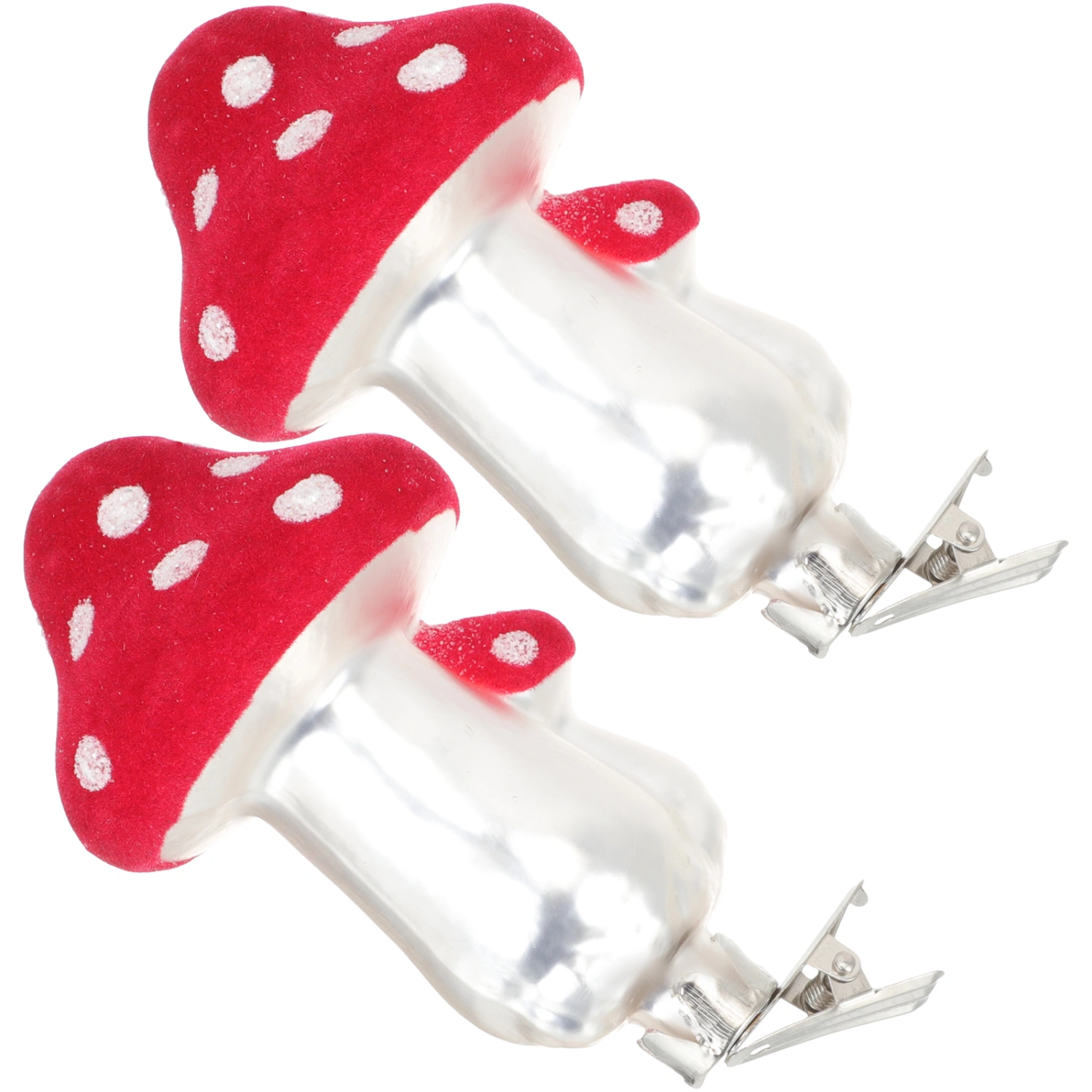 2Pcs Small Mushroom Pendants Hanging Easter Mushroom Decors Novelty Mushroom Hanging Crafts