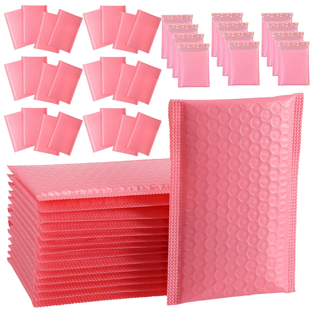 60pcs Bubble Shipping Bags Delivery Packing Bags Self-adhesive Mailing Bags