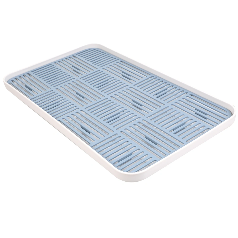 Multi-function Draining Tray Non-skid Tea Set Drain Plate Double-layer Fruit Holder Tray for Home