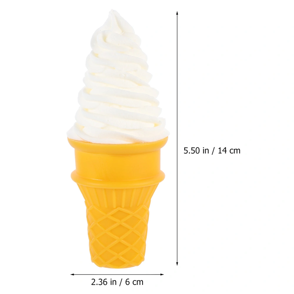 2Pcs Simulated Ice Cream Models Decorative Children Toys Photoing Ice Cream Decors