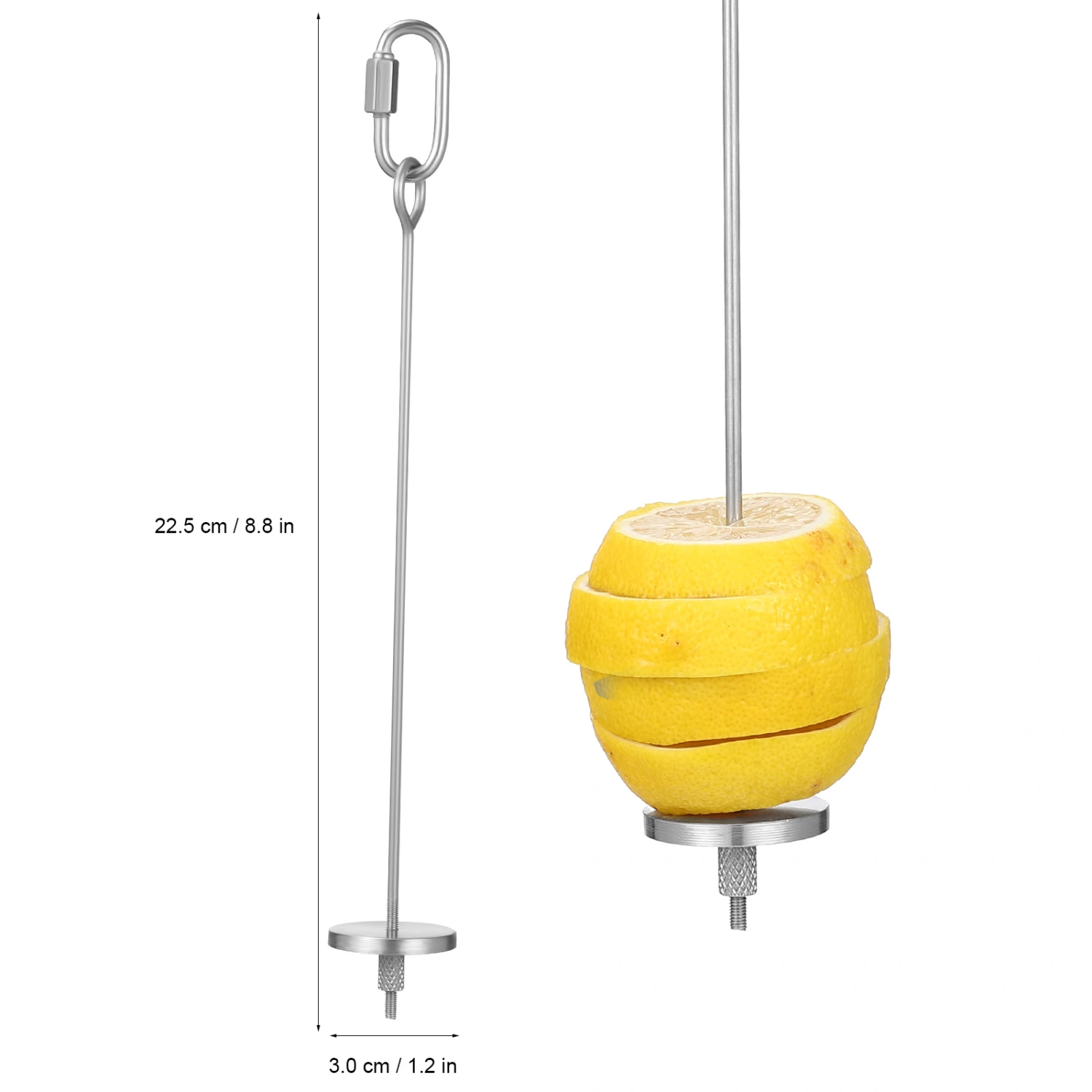 2 Pcs Stainless Steel Bird Skewers Bird Treat Skewers Bird Food Holders Fruit Vegetable Sticks for Cage