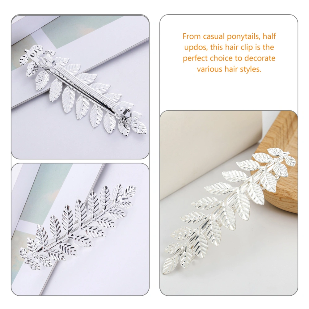 4pcs Hair Barrettes Women Ladies Leaf Barrettes Spring Hair Clip Hair Accessories