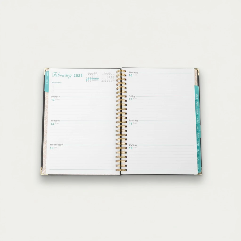 Work Planner To Do List Planner Appointment Notepad Study Planner Notepad for School