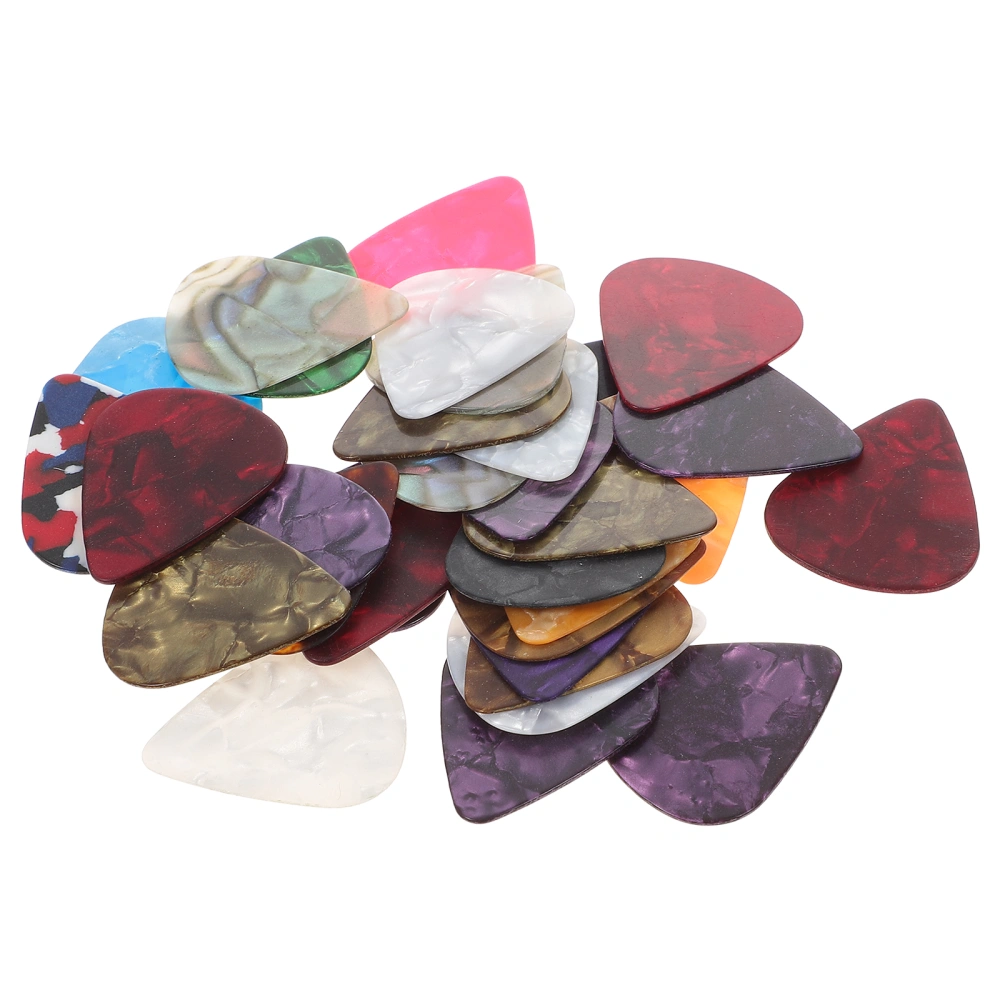 32pcs Guitar Picks Electric Guitar Picks Bass Picks Ukulele Plectrums Guitar Parts