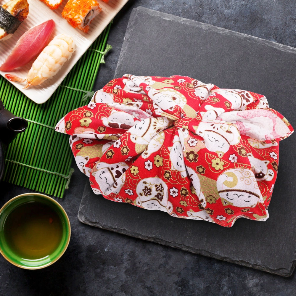 Japanese Handkerchief Durable Bento Wrapping Cloth Tablecloth  Gift Box Packaging Cloth