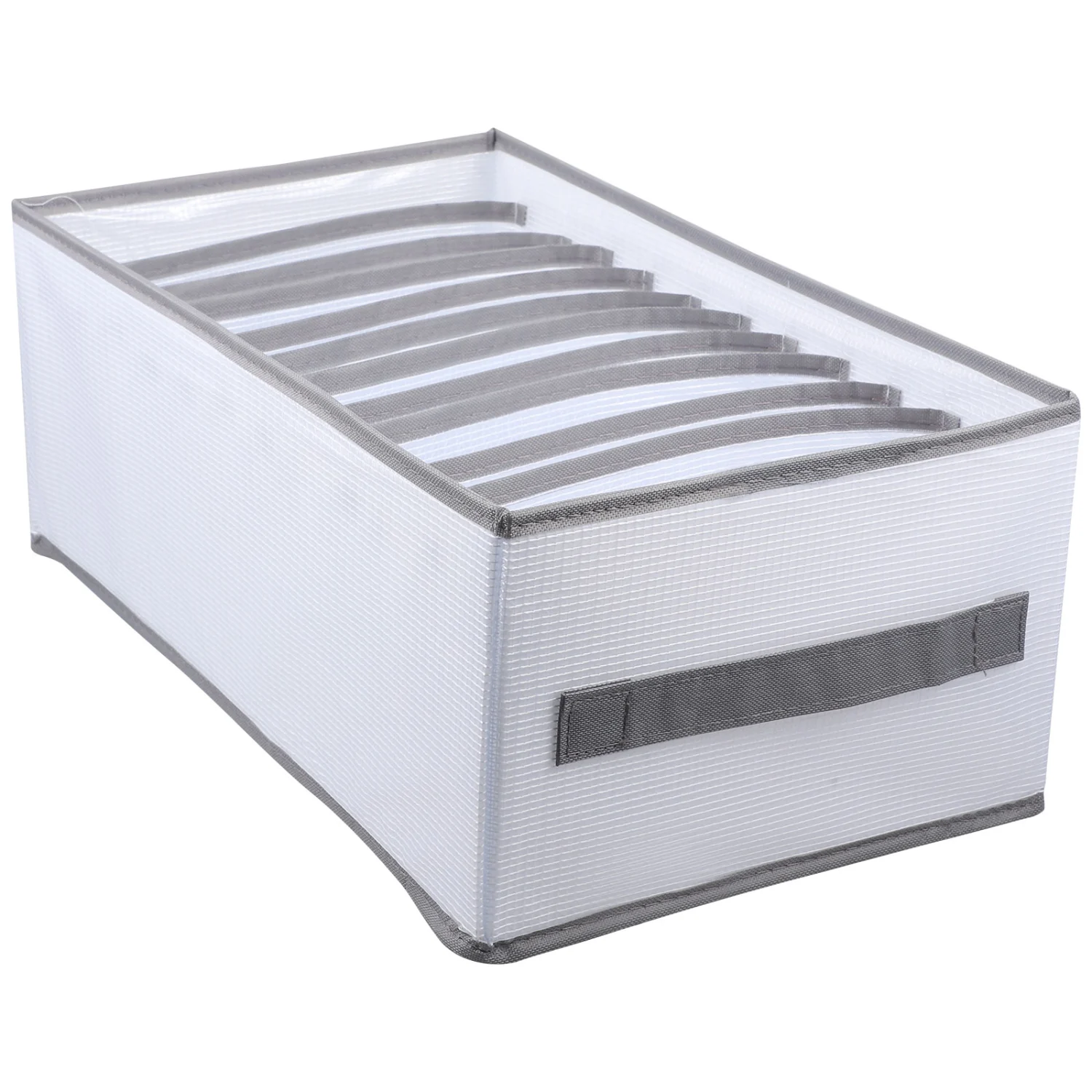 Wardrobe Clothes Organizer 12 Grids Portable Closet Organizer Separation Storage Box