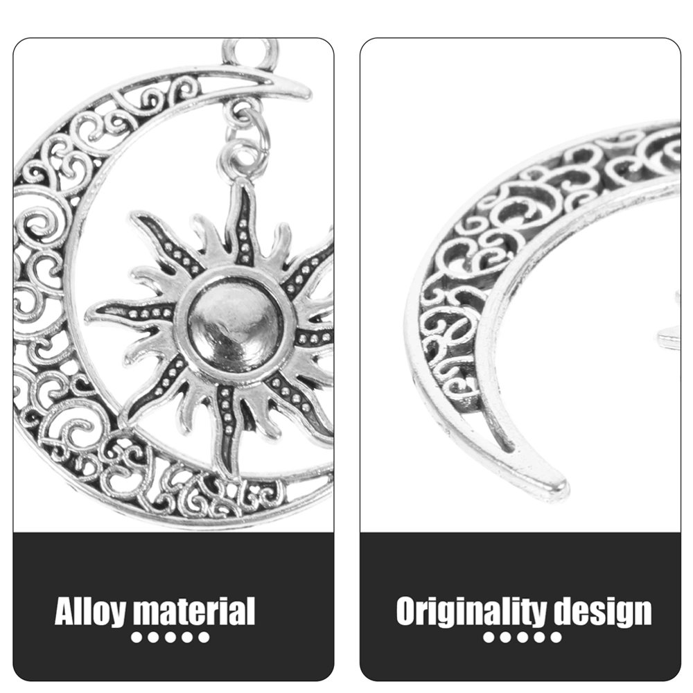 20pcs Alloy Moon-sun Charms Jewelry DIY Charms Pendants Moon-sun Integrated Charms