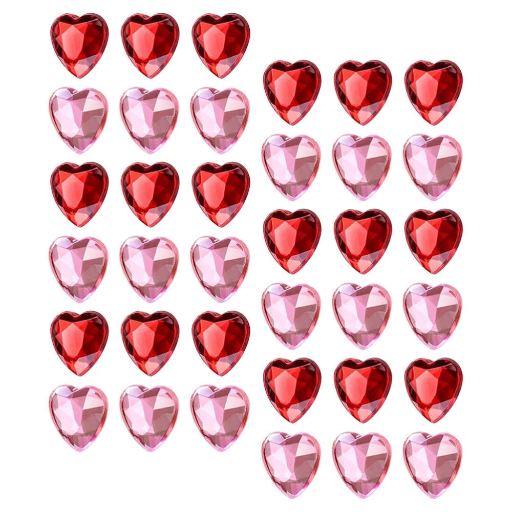 400pcs DIY Hearts Artificial Hearts Fillers Party Table Hearts Vase Filler