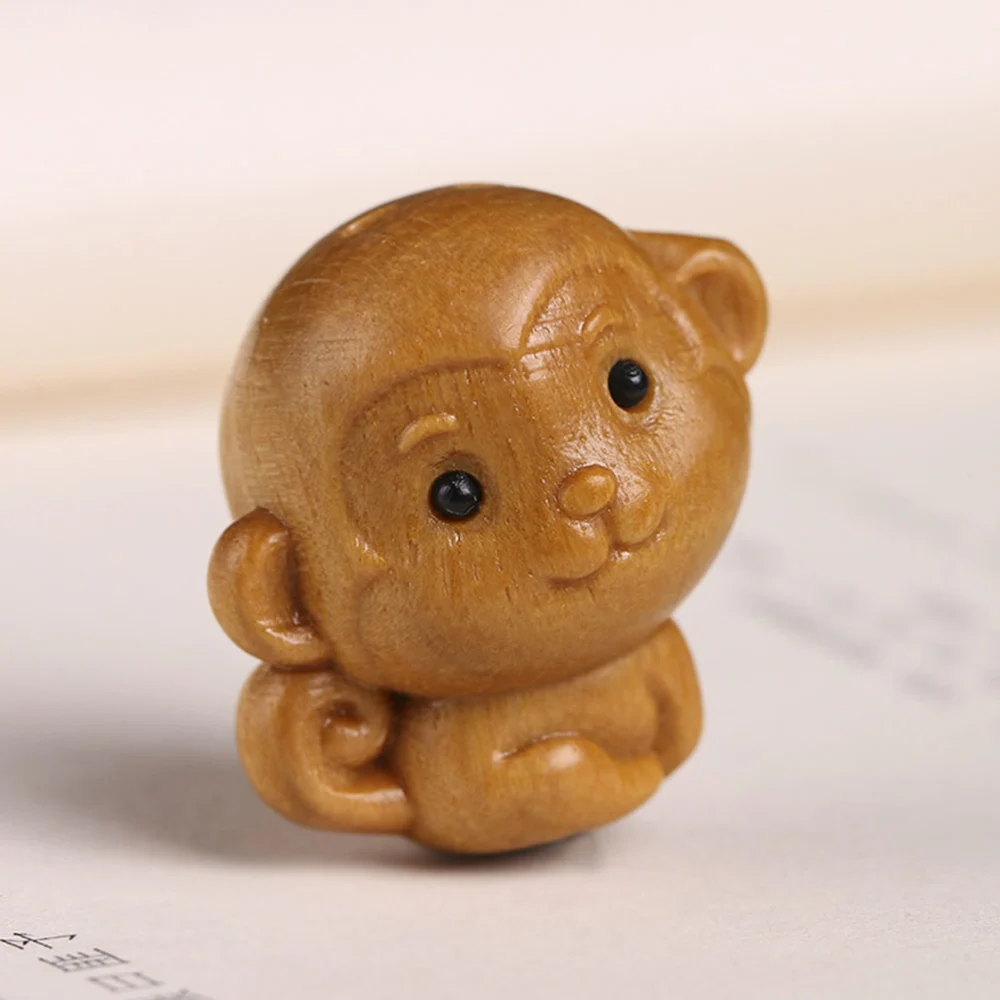 Adorable Monkey Pendant Chinese Zodiac Monkey Keychain Pendant Adorable Desktop Monkey Decor