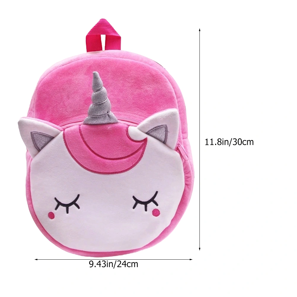 Unicorn Plush Backpack Toddler Backpack Toddler Bag Plush Animal Cartoon Mini Travel Bag