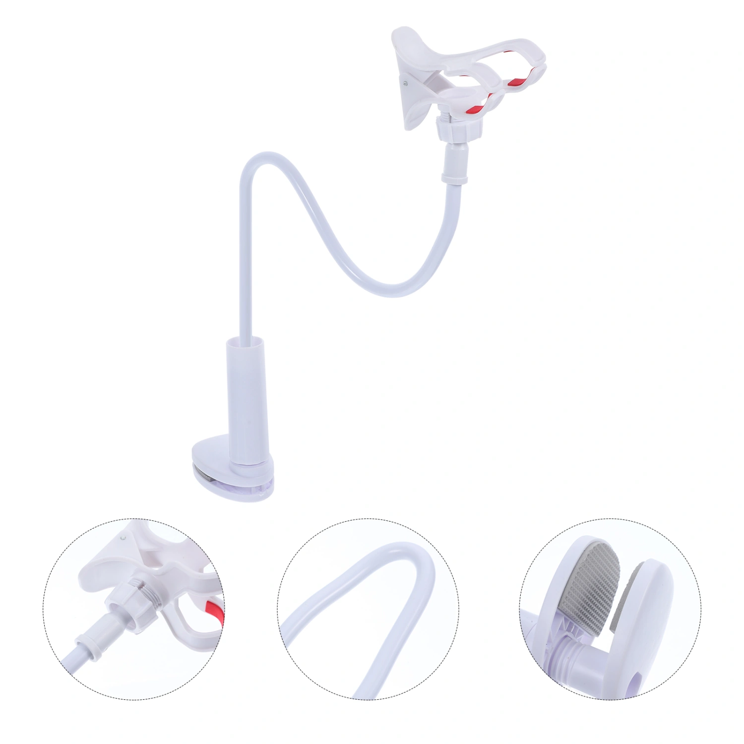 Clip Style Mobile Phone Support Phone Holder Adjustable Phone Holder for Desk Phone Bracket