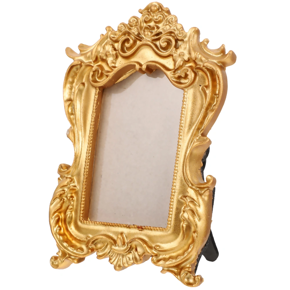 Retro European Style Embossment Photo Frame Carved Vertical Picture Frame Photo Holder