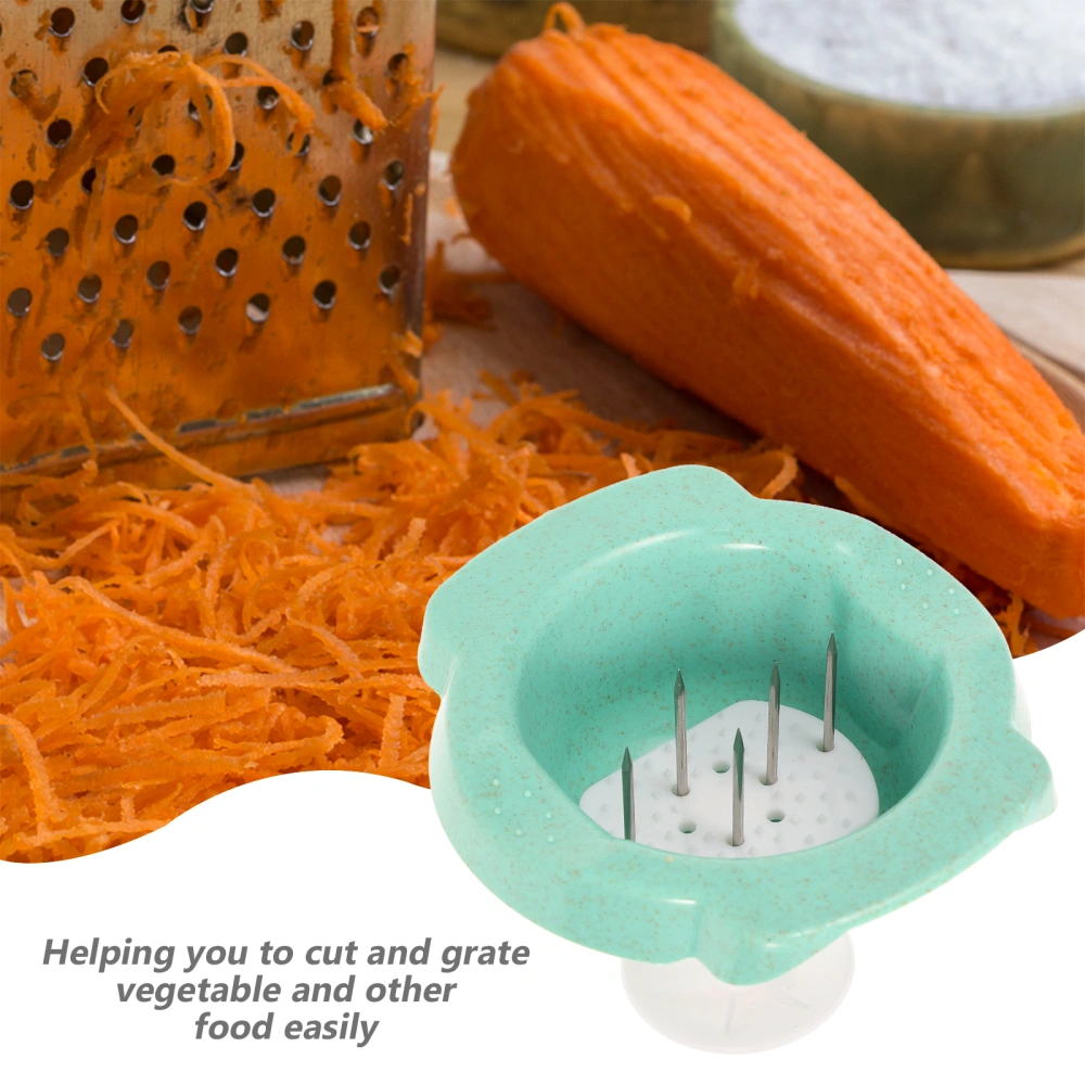 2Pcs Portable Household Food Holders Plastic Grater Holders Professional Hand Protectors