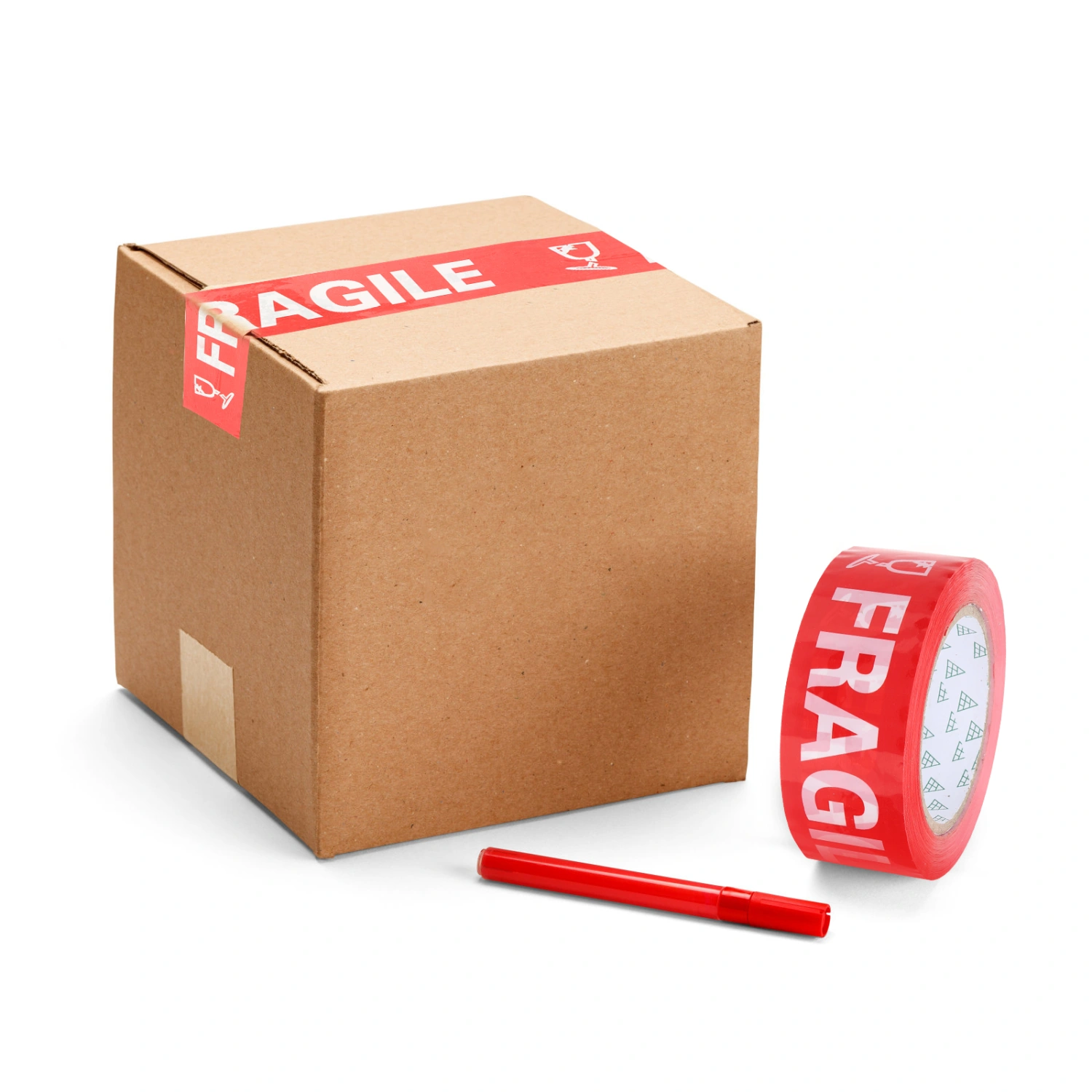 1 Roll Fragile Marking Tape Shipping Care Packing Tape Fragile Warning Tape