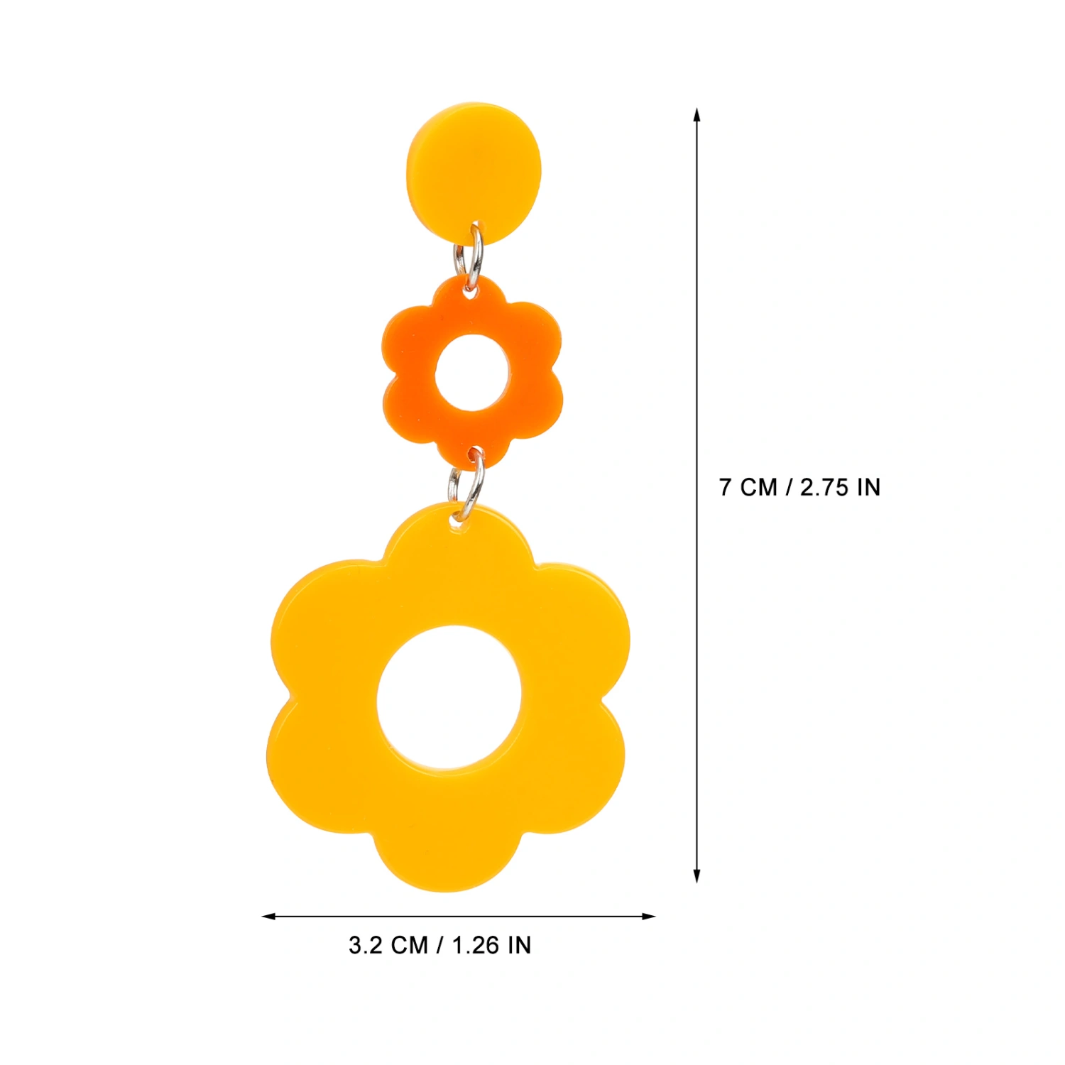1 Pair Flower Earrings Dangle Earrings Drop Earrings Statement Earrings for Women