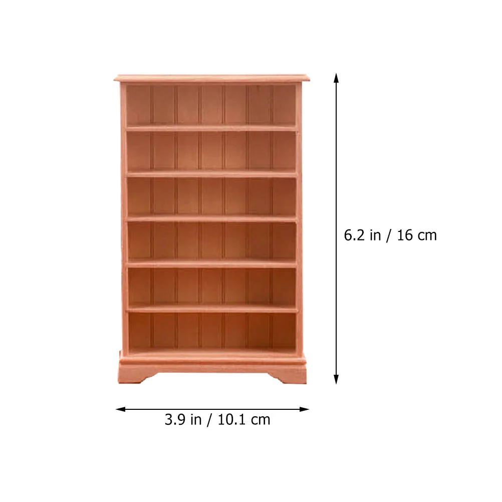 Doll House Book Shelf Storage Shelf Miniature Book Shelf Doll House Decor