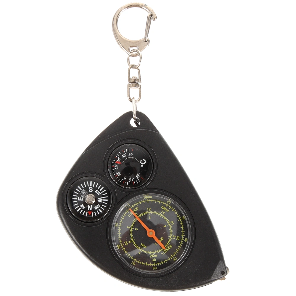 Measuring Distance Compass Practical Compass Multifunctional Clip Hiking Compass Pocket Compass