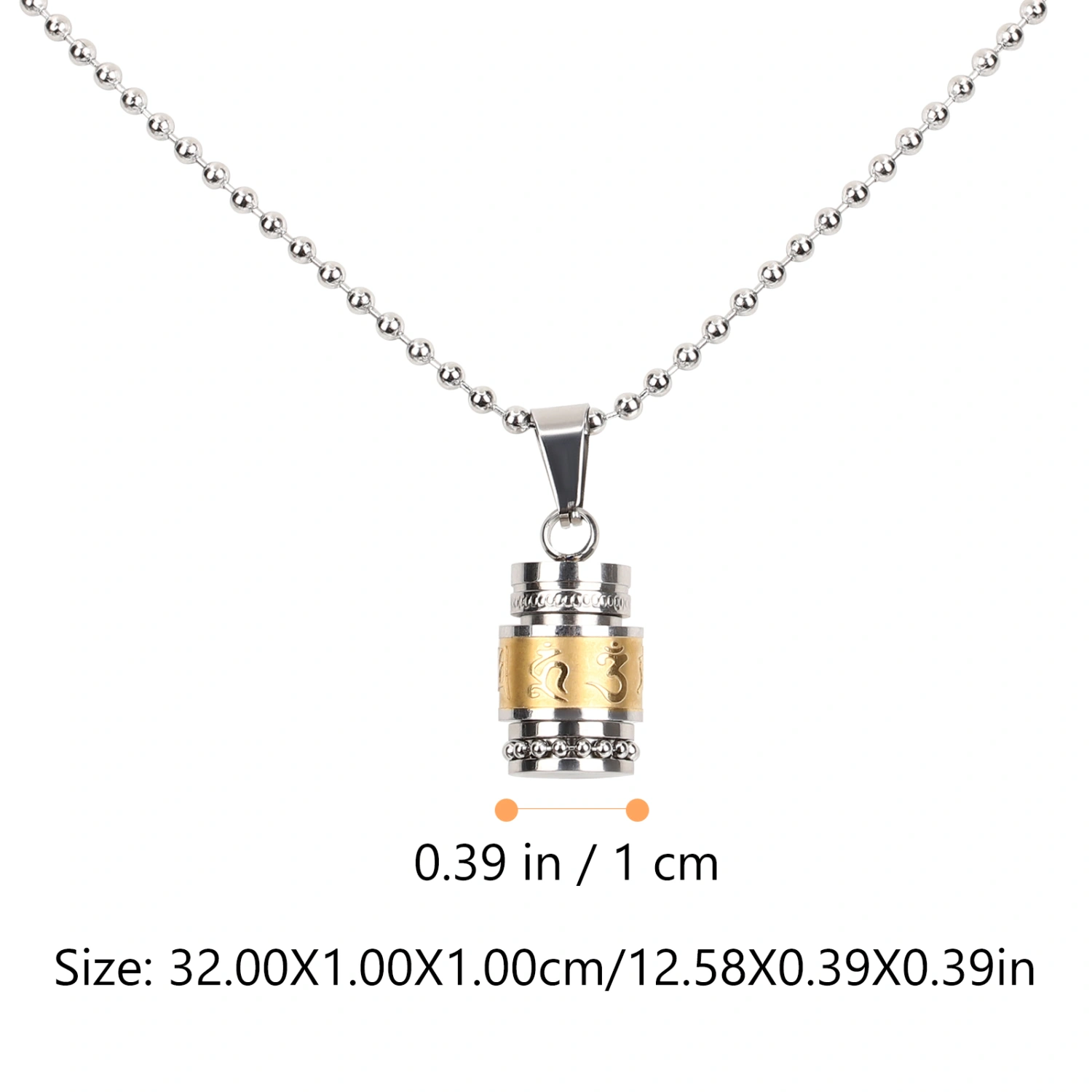 Urn Necklace Cremation Ashes Commemorative Necklace Keepsake Necklace for Men Women