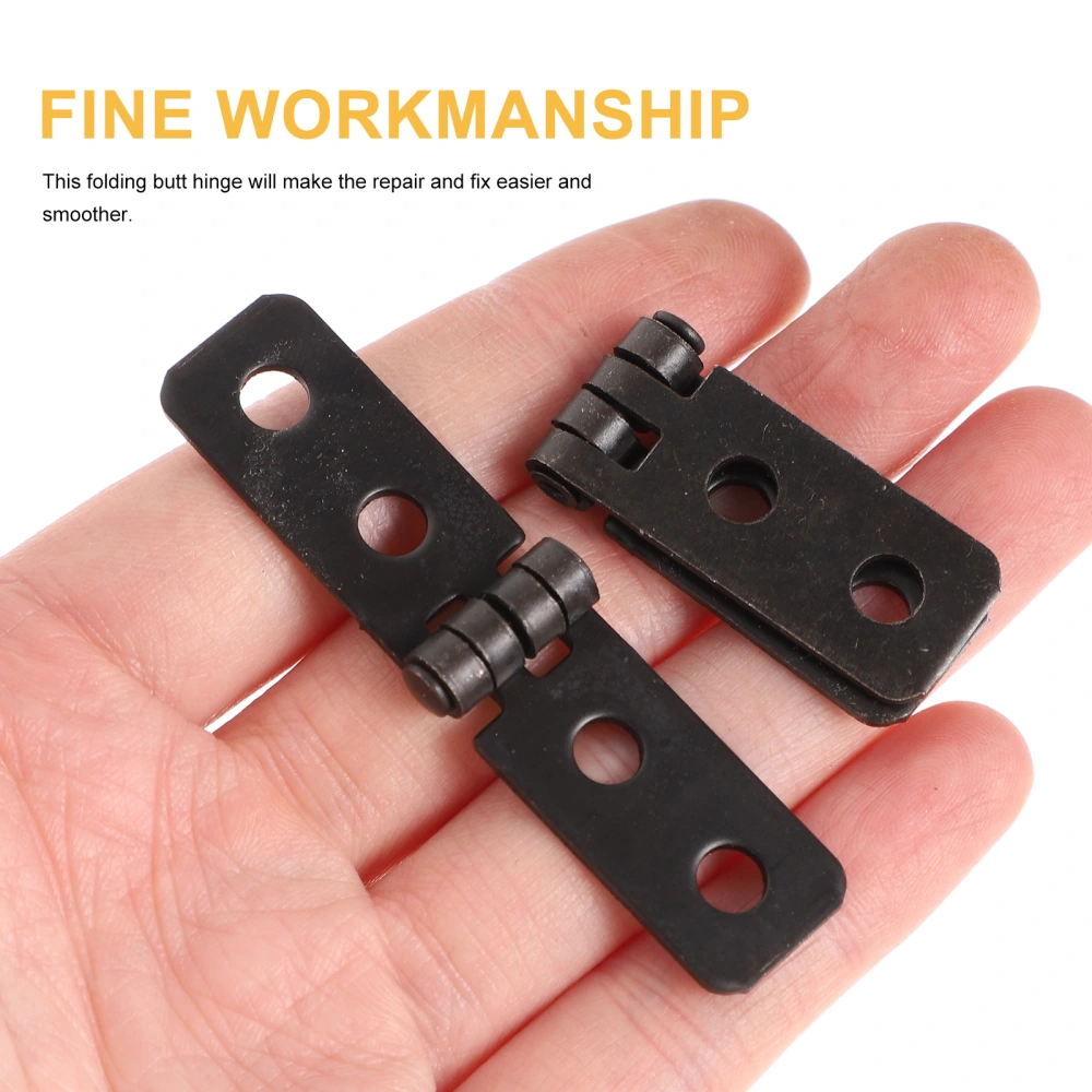 12pcs Small Hinge Wooden Furniture Hinge Long Folding Butt Hinge Accessory