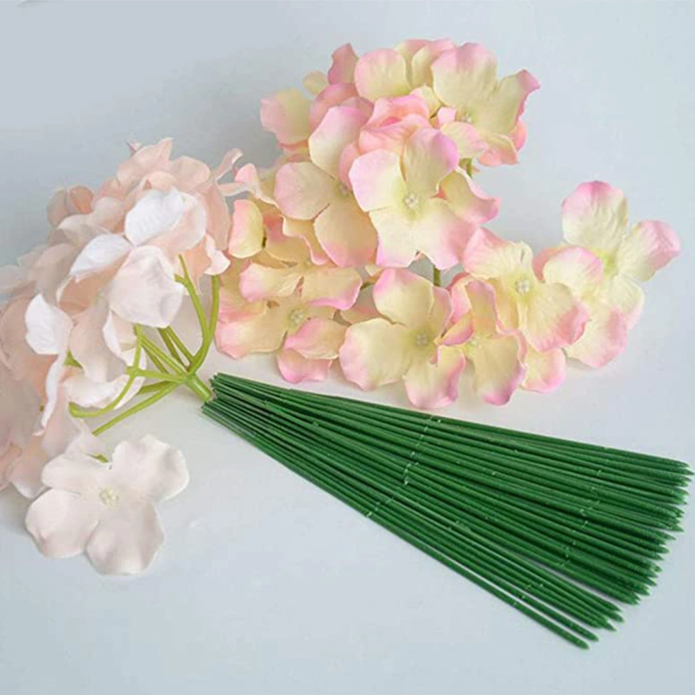 200pcs Fake Rose Branch Artificial Flower Stem DIY Floral Arrangement Accessories