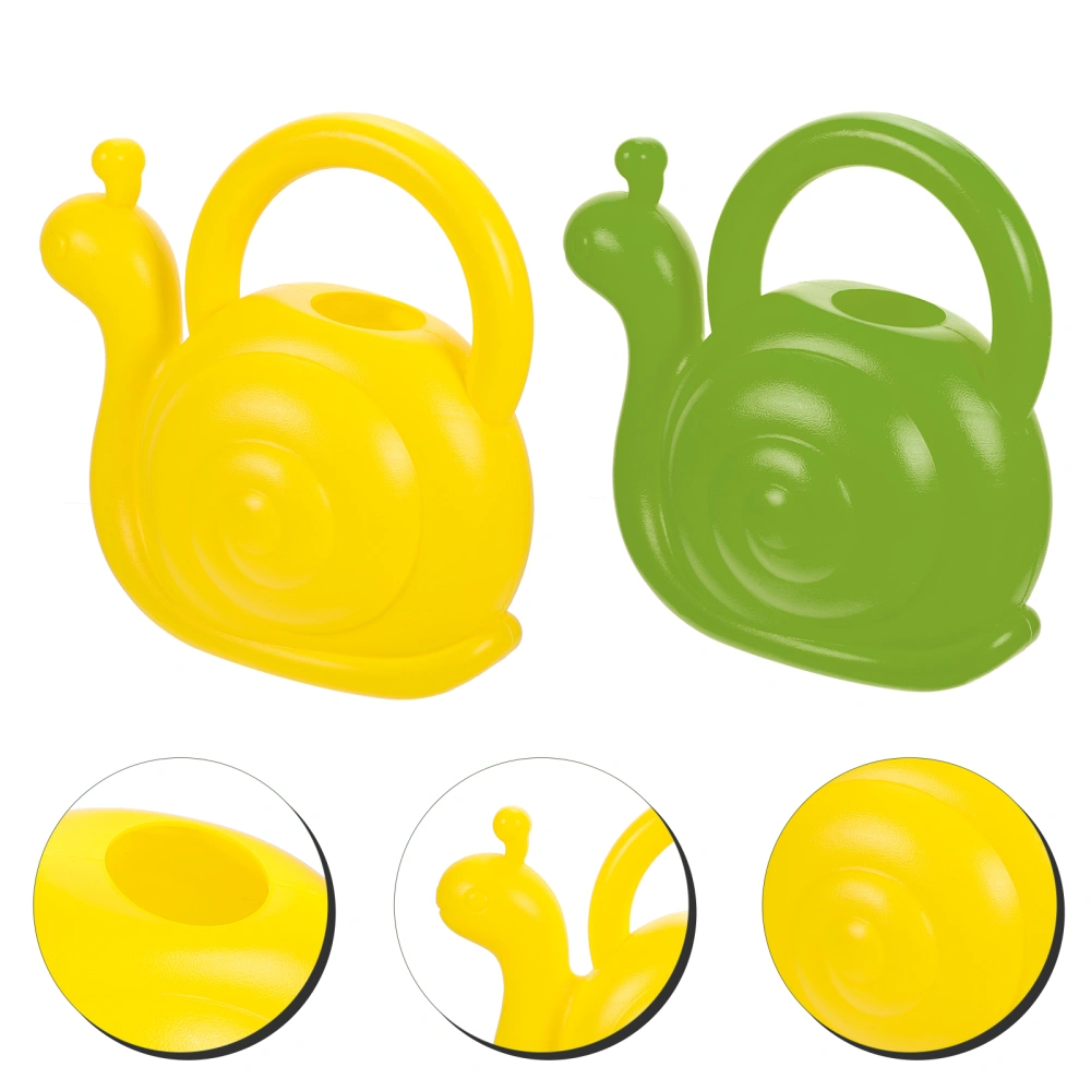 2pcs Cartoon Shaped Watering Can Kids Watering Can Pot Novelty Watering Can Cute Animal Watering Cans