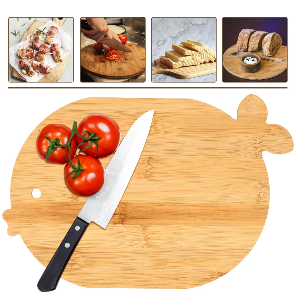 Portable Pizza Board Kitchen Cutting Board Bread Serving Tray Steak Wood Board Fish Shaped Board