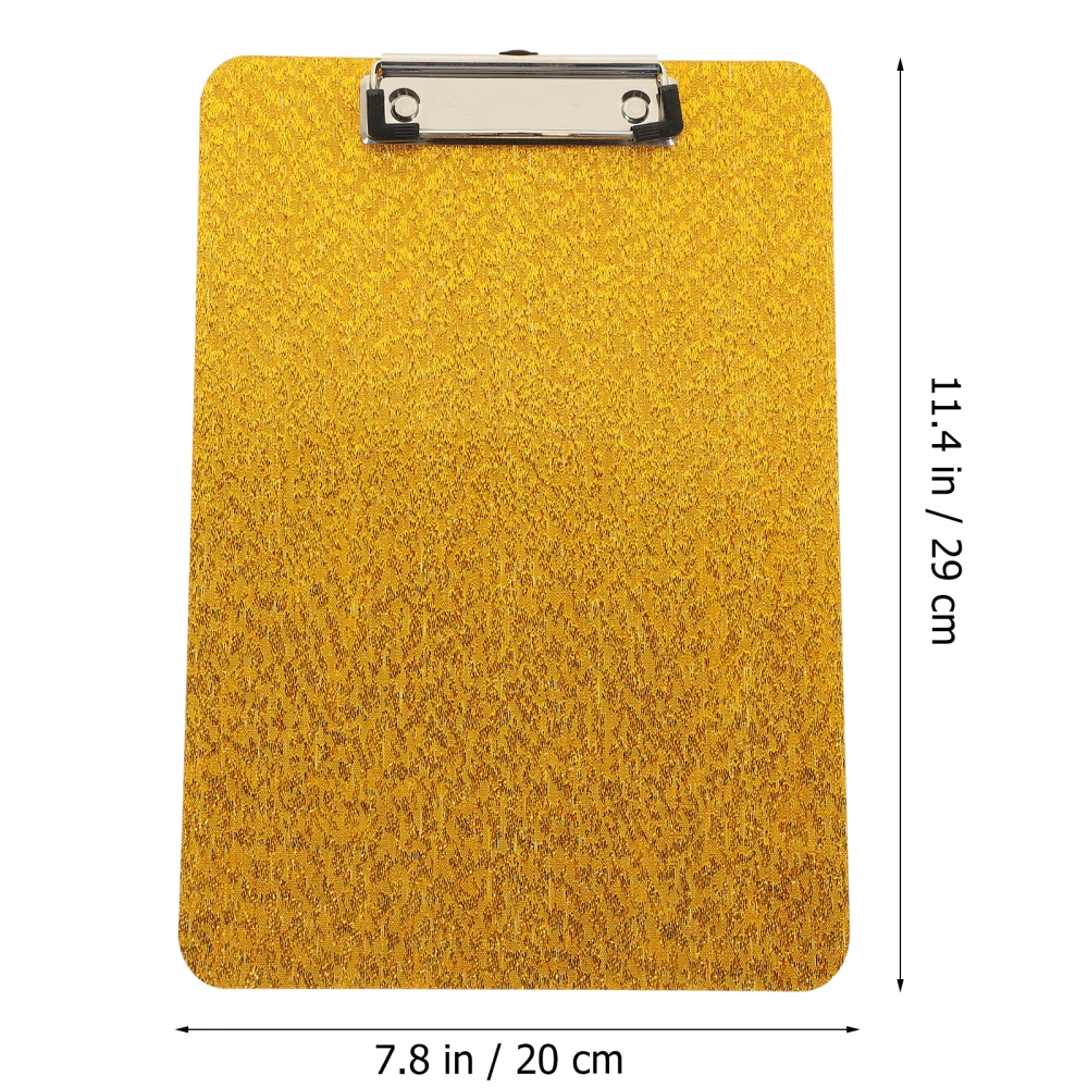 Portable File Clipboard Acrylic Writing Board Office Document Clip Office Accessory