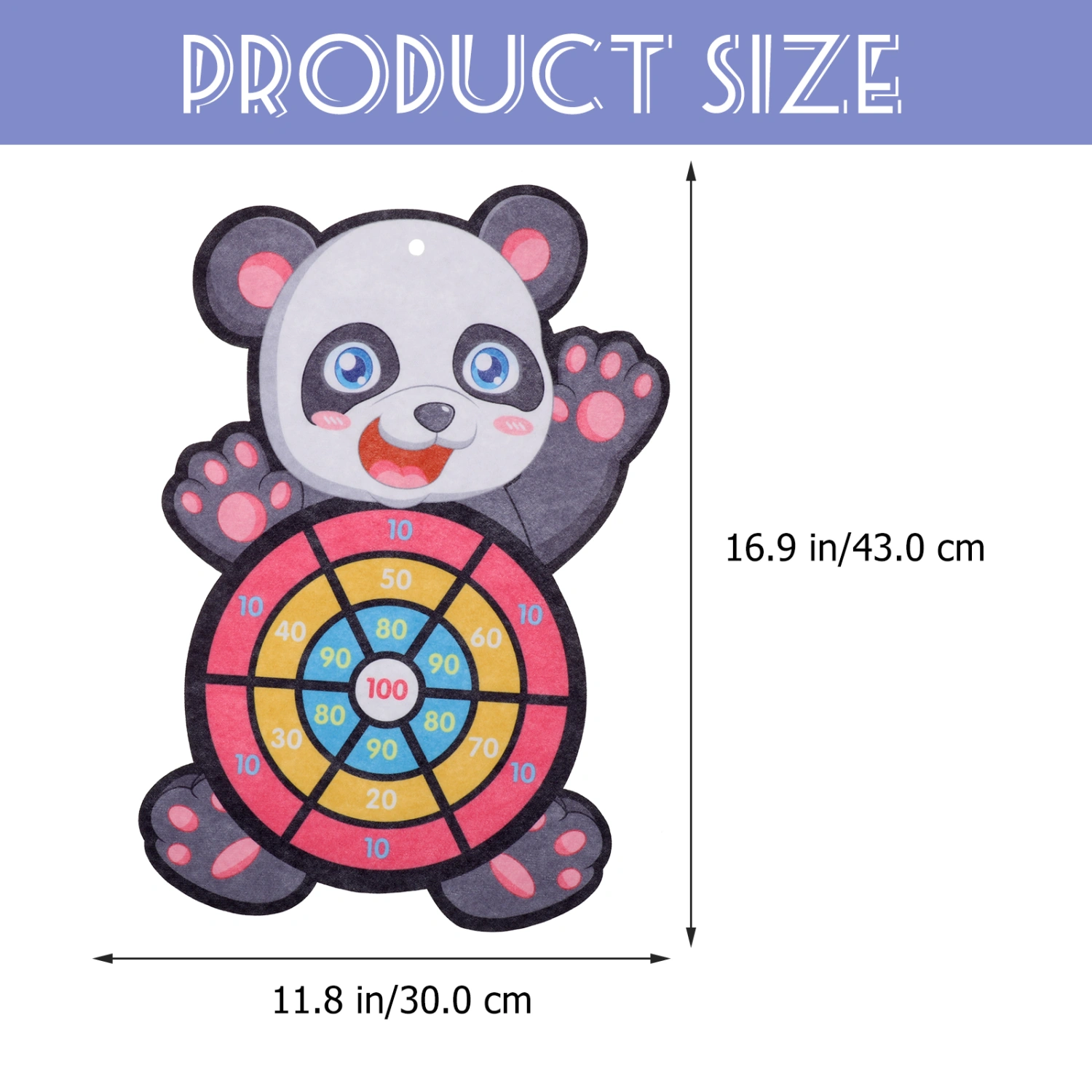 1 Set Cartoon Dart Board with Sticky Balls Kids Dart Board Game Set Party Favors