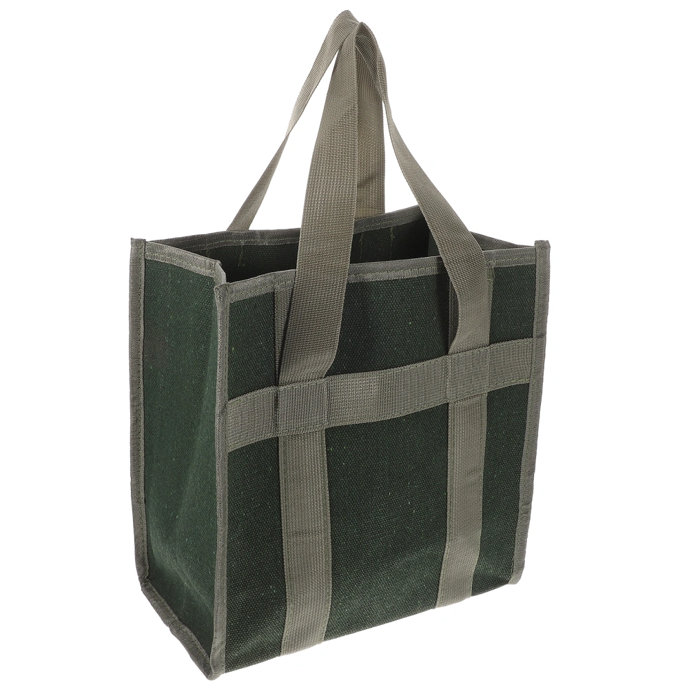 Tool Bag Wide Open Tool Handbag Canvas Storage Pouch Wide Tool Tote 29x29x17cm