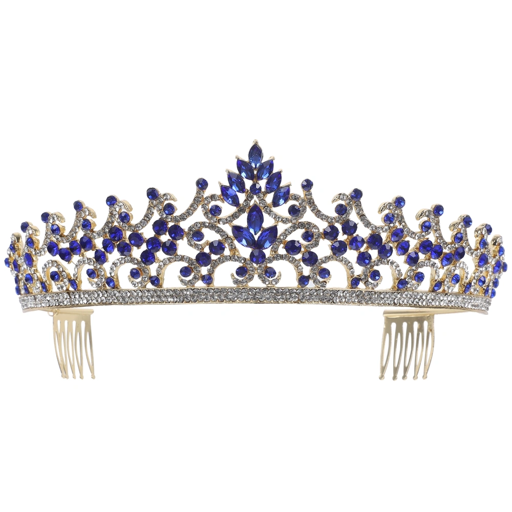 Wedding Crown Baroque Style Tiara Delicate Bride Crown Rhinestone Crown Tiara for Women